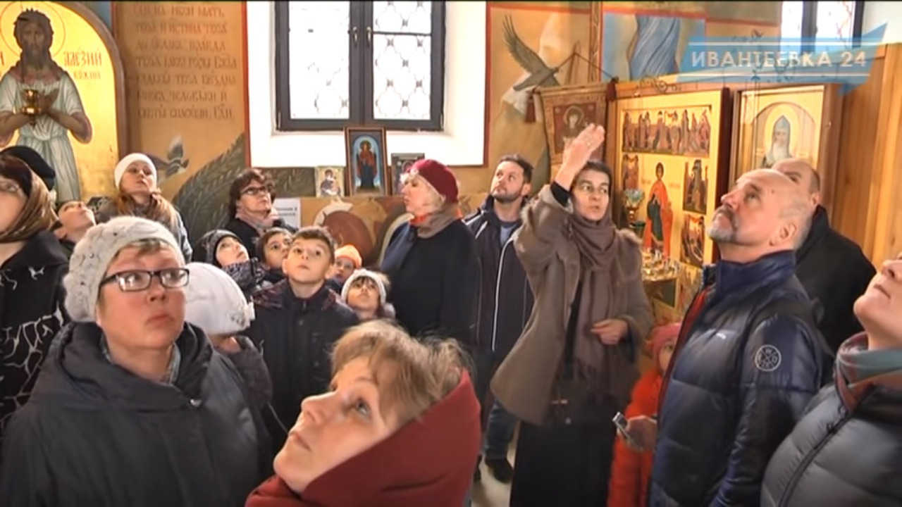 Воспитанники Георгиевского храма на экскурсии в Свято-Алексиевской пустыни