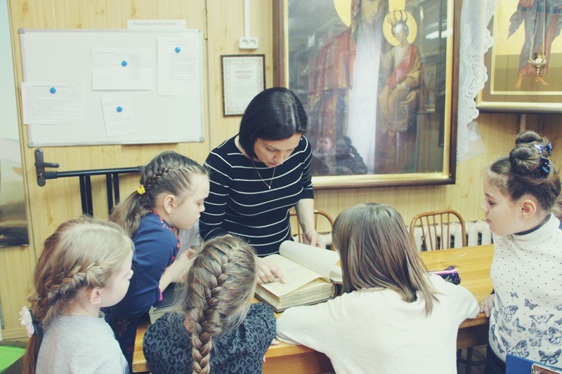 Викторина в воскресной школе храма ко Дню православной книги
