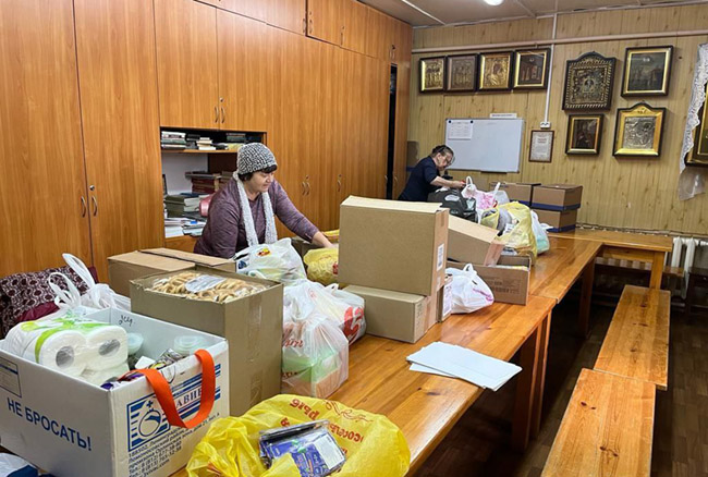 Отправлен гуманитарный сбор для пострадавших жителей и беженцев из ДНР, ЛНР и Украины.